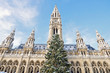 canvas print picture - winter in wien