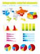 Infographics with maps and charts