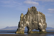 Rock Rhinoceros in the beach of Ossar Rock Rhinoceros in the beach of Ossar