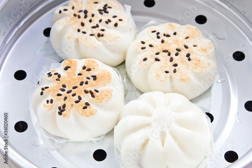 Photo: Steamed Pork Bun, Steamed chicken and Shrimp buns Steamed Pork Bun, Steamed chicken and Shrimp buns