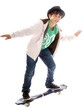 Photo: boy on a waveboard boy on a waveboard