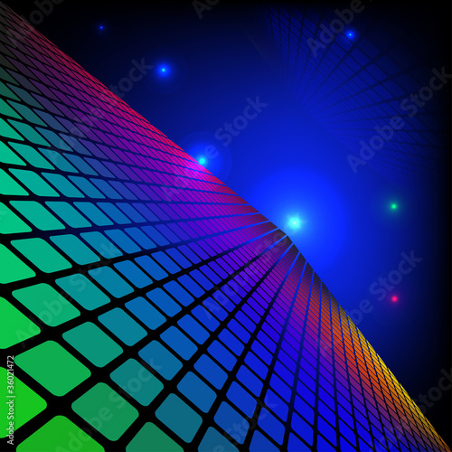 Vector: Geometric space tech background Eps10. Geometric space tech background Eps10.