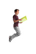 Photo: Teen student jumping Teen student jumping