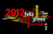2012, nuage de mots multilingue fond noit 2012, nuage de mots multilingue fond noit