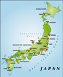 Japan mit Kernkraftanlagen
