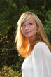 Young woman in a forest Young woman in a forest