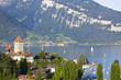 Spiez Village in Lake Thun Spiez Village in Lake Thun