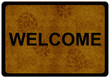 welcome cleaning foot carpet