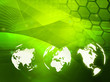 world map technology style world map technology style