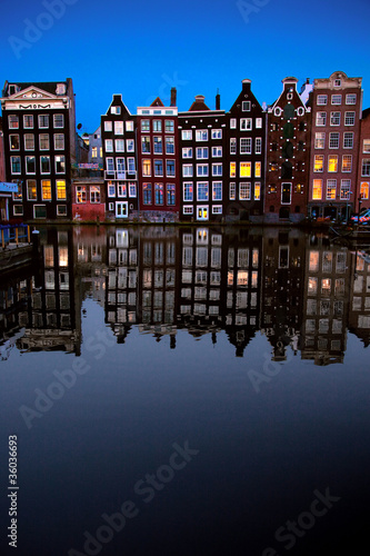 Photo: Canal Buildings in Amsterdam Canal Buildings in Amsterdam