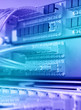 network cables and servers in a technology data center