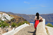 view of Fira town - Santorini
