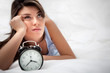 Sleepless woman