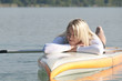 relaxen auf dem Wasser