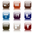Bau-Handwerker Icons