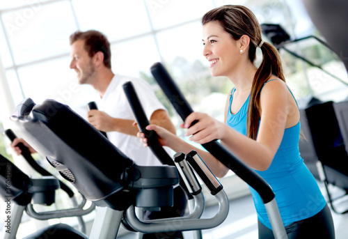 Photo: People at the gym People at the gym