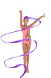 gymnast shows the grace