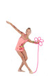 gymnast shows the grace