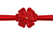 Red gift bow Red gift bow