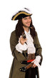 man in a pirate costume with pistols