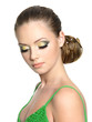 Beautiful  girl with bright make-up
