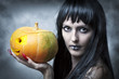 Halloween makeup. Sexy woman