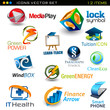 icons- set of modern vector elements- 12 pieces