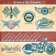 Motorcycle vintage elements