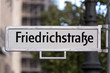 Foto: Straßenschild Berlin-Mitte Straßenschild Berlin-Mitte