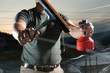 Photo: Rubber window cleaner and spray. Rubber window cleaner and spray.