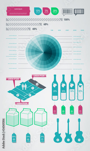 Vector: infographics element icons and symbols infographics element icons and symbols