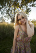 Backlit Blond in Sun Dress