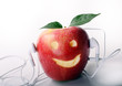 Red apple with mpr3-player