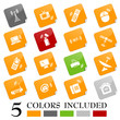 Wireless technology icons - sticky series Wireless technology icons - sticky series