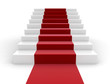 Staircase and red carpet