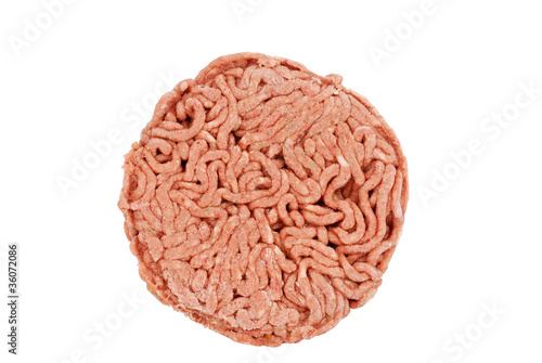 Photo: frozen hamburger patty frozen hamburger patty