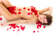 Naked and Rose Petals