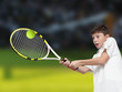 Foto: Boy plays tennis Boy plays tennis