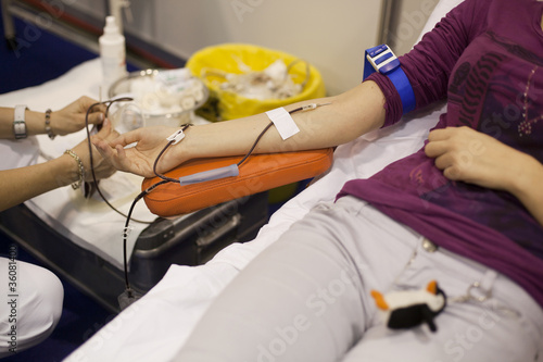 Photo: blood donation blood donation