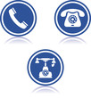 Telephones - Vector icons