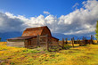 Mormon Row Barn in the Grand Tetons Mormon Row Barn in the Grand Tetons