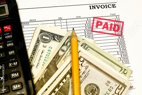 Photo: Paid Invoices Paid Invoices