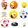 sport balls cartoon