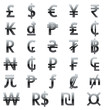 Currency symbols of the world