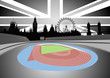 stadium with London skyline
