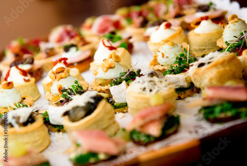 Photo: Delicious appetizer close-up Delicious appetizer close-up