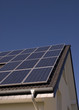 Dach mit Solarzellen