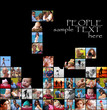 Foto: happy people collage-tetris happy people collage-tetris