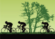 Vektor: Proffesional cyclists Proffesional cyclists