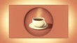 Cup of coffee. Background
